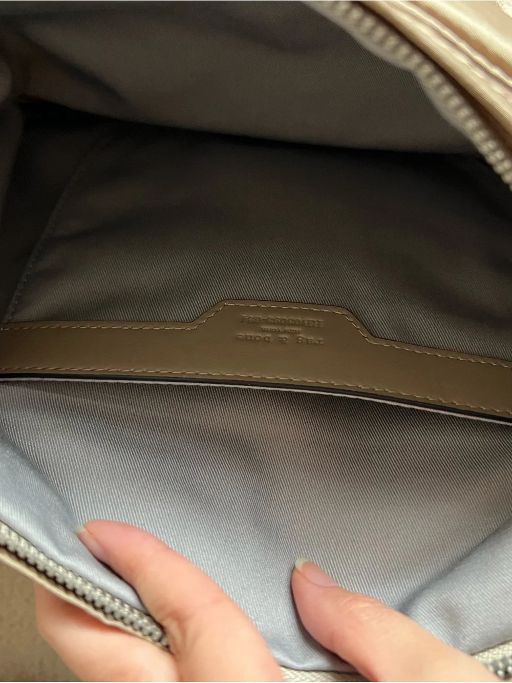 Rag & Bone Beige Spire Mini Hobo Bag